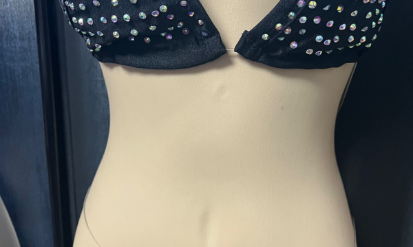 2 Piece Micro Bikini with rhinestones 