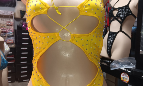 Vixen Exotic Piece With Rhinestones 