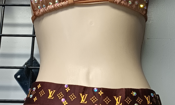 Chocolate Love Designer 3 Piece Skirt Set